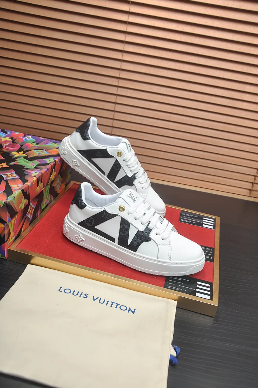 Men's shoes 💰540💶[LOUIS VUITTON] Original order price (mesh lining) new model 🍀LV Louis Vuitton * - top version of LV classic trendy shoes! Use imported original cowhide leather, cloth cowhide lining and original wear-resistant rubber outsole! High quality products! Code number 38-45 (45 is custom-made and cannot be returned or exchanged)